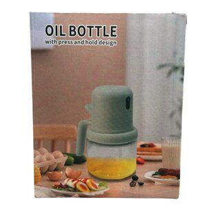 Oil Bottle with Press and Hold Design - 180 ml - Gray